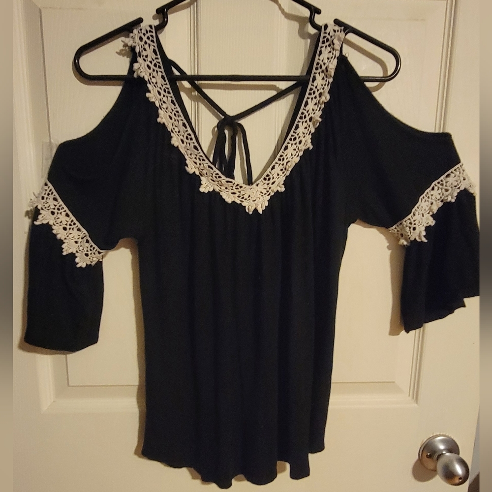 Always Indigo top. Size S